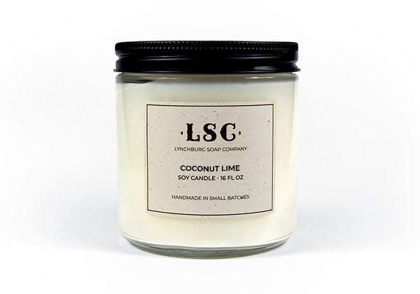 HANDMADE SOY/COCONUT SCENTED CANDLE